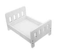 Tofficu Cama Vintage para Recién Nacido con Diseño y Acabado Envejecido Accesorio Fotográfico Versátil para Sesiones de Fotos de Bebés y Cumpleaños para y Uso Casa