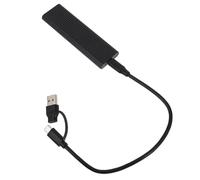Tofficu Carcasa De Ssd Tipo-c De Aluminio Adaptador Externo para Nvme Ngff Compatible Lector USB Gen Disco Duro De Estado Sólido