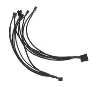 Tofficu Centro De Fans para Ventilador De Pc Adaptador para Refrigeración De Ordenador Cable Divisor Práctico para Ventilador De Computadora Cable Alargador para para Fanáticos De Fan