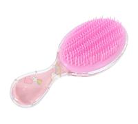 Tofficu Cepillo Cabello Rizado Infantil Transparente, Cepillo Desenredante Portátil Cerdas Suaves, Masajeador de Cuero Cabelludo, Tamaño Pequeño, Adecuado para Niñas y Viaje