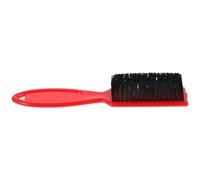 Tofficu Cepillo para Barba y Bigote para Hombre, Brocha de Afeitar Facial Mango Electrochapado, Cerdas Suaves para Limpieza de Cabello Desmenuzado, Color Rojo, Adecuado para Peluquerías