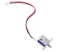 Tofficu Cerradura Magnética Solenoide Mini 4,5 Mm de Recorrido Dc12v, Electroimán de Marco Abierto para Cajones y Armarios, Cierre Eléctrico Push-pull para Hogar y Oficina, Compatible