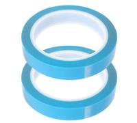 Tofficu Cinta Adhesiva Pet para Refrigerador y Congelador, 1,8 Cm X 50 M, Color Azul, 2 Rollos, Cinta para Cajones y Sellado Resistente a Bajas Temperaturas, sin Residuos, para Uso