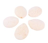 Tofficu Conchas Naturales de Erizo de Mar en Color Claro 4-5 Cm, Pack de 6 Piezas para Decoración del Hogar, Manualidades DIY, Accesorios para Bodas y Decoración Temática Náutica