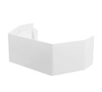 Tofficu Conector de Canalón de Pvc 160 Mm, Clip de Canalón Resistente al Desgaste, Extensión para Bajante, Accesorio para Drenaje de Canalones, Instalación Sencilla para Sistema