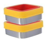 Tofficu Cortador de Sándwich en Forma de Corazón 2 Unidades de Acero Inoxidable para Pan y Tostadas, Molde Antiadherente y Lavable para Hornear, Herramienta Casera para Hacer Galletas