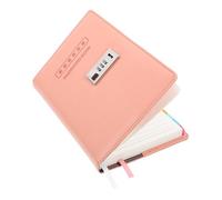 Tofficu Cuaderno de Contraseñas con Cerradura y Separadores Alfabéticos Portátil para Gestión Práctica de Cuentas y Direcciones Rosa