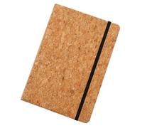 Tofficu Cuaderno de Notas A5 Cubierta de Corcho Suave Cuaderno Vintage para Conferencias de Oficina Portátil para Escribir y Tomar Apuntes para Viaje