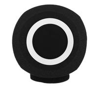 Tofficu Cubierta de Espuma para Micrófono C1 (Negro Marco Blanco) Silenciador de Micrófono Filtro Antipop para Reducción de Ruido del Viento Accesorios para Grabación y Transmisión