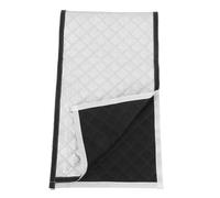 Tofficu Cubierta Vertical para Refrigerador de Bebidas, Cubierta de Mini Congelador, Aluminio y Algodón, Blanco, Fácil Instalación, Ajuste Ceñido, Resistente al Clima, para Puestos