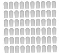 Tofficu Cubiertas Protectoras para Puntas de Percha 5mm, Fundas de Color de 100 Piezas para Ganchos de Acero y Alambre, Accesorio Práctico para Ganchos y Colgadores de Ropa