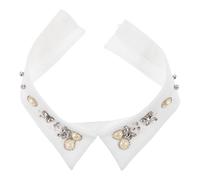 Tofficu Cuello Falso Desmontable para Mujer Blanco, Accesorio Multifuncional para Todo el Año, Diseño Suave y Cómodo, Adecuado para Vestido y Suéter, Complemento Versátil y Elegante