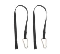 Tofficu Cuerda de Extensión para Gimnasio de Nylon Negro, Compatible Sistema de Polea y Cable Crossover, 2 Piezas para Tríceps y Hombros, Accesorio Seguro y Resistente