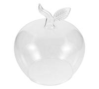 Tofficu Cúpula de Cristal Transparente Anti Polvo para Decoración del Hogar, Diámetro 12 Cm Apertura de 8 Cm, Vitrina Protectora para Flores Preservadas, Figuritas y Objetos de Colección