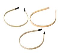 Tofficu Diademas de Metal para Cabello 3 Piezas Diseño Trenzado y Resistente para Mujer y Niña, Accesorios para Fiesta y Cumpleaños Estilo Único y Duradero