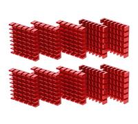 Tofficu Disipador De Calor De Aluminio 10 Piezas 25x25x5 Mm para CPU e Integrados, Modular Industrial, Refrigeración para Componentes Electrónicos, Uso Electrónica y Computación Rojo Oxidado