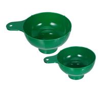 Tofficu Embudo Grande de Plástico 2 Piezas para Uso en Cocina Boca Ancha para Llenar Tarros y Limpiar Utensilios