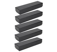 Tofficu Estuche para Bolígrafos De Papel 5 Unidades Negro, Caja Organizadora Pequeña, Práctica y Ligera para Estudiantes, Papelería Escolar, Obsequio para Inicio De Clases, Uso Diario