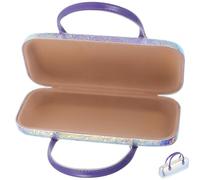 Tofficu Estuche portátil para gafas de sol para niñas con diseño creativo, carcasa rígida de poliuretano resistente a la presión para uso diario