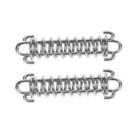 Tofficu Extensores de Correa para Perros 2 Pcs Resorte Amortiguador de Acero Inoxidable 304, Alta Resistencia 41 Kg, Grandes, para Entrenamiento, Uso al Aire Libre y Camping