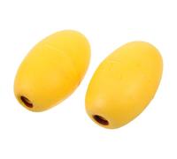Tofficu Flotador de Espuma Diseño Compacto y Superficie Lisa Color Amarillo 2 Piezas Fácil de Instalar y Resistente para Redes de Pesca para Trampas de Langosta y Pesca en Agua