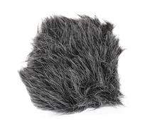 Tofficu Funda Protectora de Felpa Cubierta Lavable para Micrófono Negro Que Reduce el Ruido del Viento Adecuado para Grabaciones y Presentaciones