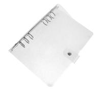Tofficu Funda Protectora para Manual, Cubierta de Pvc para Libro de Encuadernación de 6 Agujeros, Almacena Papeles y Permite Contenido Reemplazable, para Cuaderno Portátil de Hojas