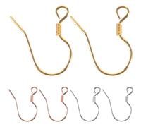 Tofficu Ganchos para Pendientes de Ley 3 Pares Kit DIY Accesorios para Hacer Pendientes Colgantes, Material de Joyería para Manualidades y Bricolaje