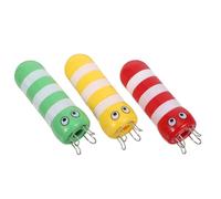 Tofficu Herramienta de Tejido Manual de Plástico con Forma de Abeja, Kit de 3 Piezas (rojo, Amarillo, Verde) para DIY Tejido Artesanal, Máquina Portátil para Hacer Cordones y Bufandas