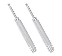 Tofficu Herramienta para Abrir Relojes 2 Piezas Abridor de Tapa Trasera Metálico Kit para Cambiar Batería Reloj Reparación Accesorios Relojería Manual Uso Profesional