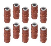 Tofficu Hilo Encerado Plano de Poliéster para Coser Cuero 12 M por Rollo, 10 Rollos para Manualidades, Encuadernación, Reparación de Calzado y Artesanía