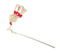 Tofficu Horquilla China Forma de Linterna Luminosa, Estilo Vintage y Clásica, Material Metálico, Cómoda de Llevar, Accesorio Versátil para Bodas y Compromisos