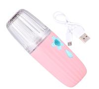 Tofficu Humidificador Facial Nano Portátil Rociador de Bruma USB Material ABS PC para Hidratación y Absorción Clara Adecuado para Cuidado Cutáneo del Rostro