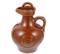 Tofficu Jarra de Vino de Cerámica Vintage 500 Ml Tapa Sellada, Olla Portátil para Servir Vino en Casa, Accesorio Práctico para Bares, Camping y Restaurantes