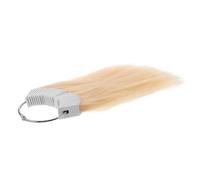 Tofficu Kit de Prueba de Cabello Humano con 30 Piezas para Peluquería, Muestra de Color de Cabello Amarilla con Mezcla Realista y Material de Hierro y Plástico para Practicar Habilidades