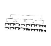 Tofficu Kit Estabilizador De Teclado Mecánico 1x6.25u 4x2u para Teclado DIY Compatible Gh60 87, Barra Estabilizadora De Cable Elevado para Teclas Negras, Accesorio Computadora