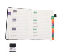 Tofficu Libreta de Contraseñas B6 con Pestañas Alfabéticas, Cuaderno Pequeño Negro para Personas Mayores, Organizador de Direcciones y Sitios Web, Papel Suave para Registro Rápido y Uso