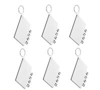 Tofficu Llaveros de Graduación 2026 6 Piezas de Madera Transferencia de Calor para Sublimación, Accesorios Personalizados para Recuerdos Universitarios, Regalos para Estudiantes y Eventos