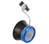 Tofficu Lupa con clip para gafas 20X, herramienta de reparación de relojes, negra, de aleación de aluminio, fácil de llevar, para personas que usan gafas y artesanía fina