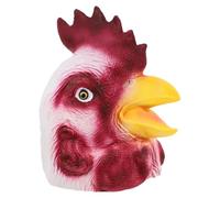 Tofficu Máscara de Cabeza de Animal Tipo Gallina en Látex para Fiesta de | Diseño de Ave, Accesorio Versátil y Cómodo, Adecuado para Bailes de Disfraces y Reuniones Temáticas