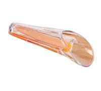 Tofficu Medidor de Levadura Seca con Clip de Sellado, 2 Piezas de Plástico Abs Naranja, Fácil de Limpiar y Desmontable para Cocina y Restaurante