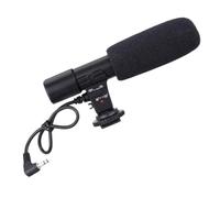 Tofficu Micrófono para Cámara Réflex Digital Profesional para Entrevistas, Micrófono De Grabación Portátil para DSLR y Teléfonos, Diseño Compacto, Captura Nítida para Videograbaciones y Reportajes