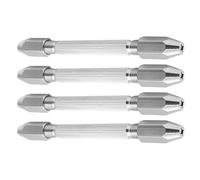 Tofficu Mini Portabrocas de Doble Extremo Hexagonal 4 Piezas, Prensas de Pasador Manuales de Precisión para Joyería, Torsión de Alambre y Reparación de Relojes, Herramienta Manual