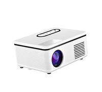 Tofficu Miniproyector LED Portátil para Proyección de Películas en Casa para Salas Compatibles Reproductor Multimedia para Uso en Ambiente Oscuro