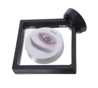 Tofficu Molde de Exhibición de Maquillaje Permanente Tarjeta Forma de Ceja Joyero Flotante para Desafío Caja Flotante para Película Soporte de Exhibición para Maquillaje