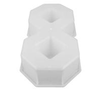 Tofficu Molde de Ladrillos de Plástico para Fundición de Cemento 40x20x6 Cm Molde Reutilizable para Pavimento de Jardín Forma 8 para Caminos y Césped Adecuado para Paisajismo Exterior