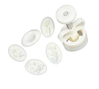 Tofficu Molde de Plástico 1 Set para Pasteles de Judías Verdes Diseño y Fácil Desmoldeo Herramienta Creativa para Hornear en