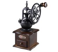 Tofficu Molinillo de Café Manual de Madera Vintage con Manivela Molienda Ultra Fina para Granos Pequeños Portátil y Desmontable para Limpieza Fácil para Amantes del Café Casa y Viajes