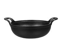 Tofficu Olla de Hierro Fundido Estilo Japonés de 20 Cm, Cacerola Gruesa para Guisar y Saltear, Sartén Casera Resistente al Calor para Picnic y Cocina al Aire Libre