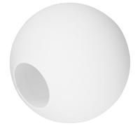 Tofficu Pantalla de Lámpara de Cristal Mate Globo Redondo 13 Cm Diámetro Boca 6-7 Cm para Lámparas Colgantes, Techo y Oficina, Tulipa de Repuesto para Iluminación Hogar y Bar